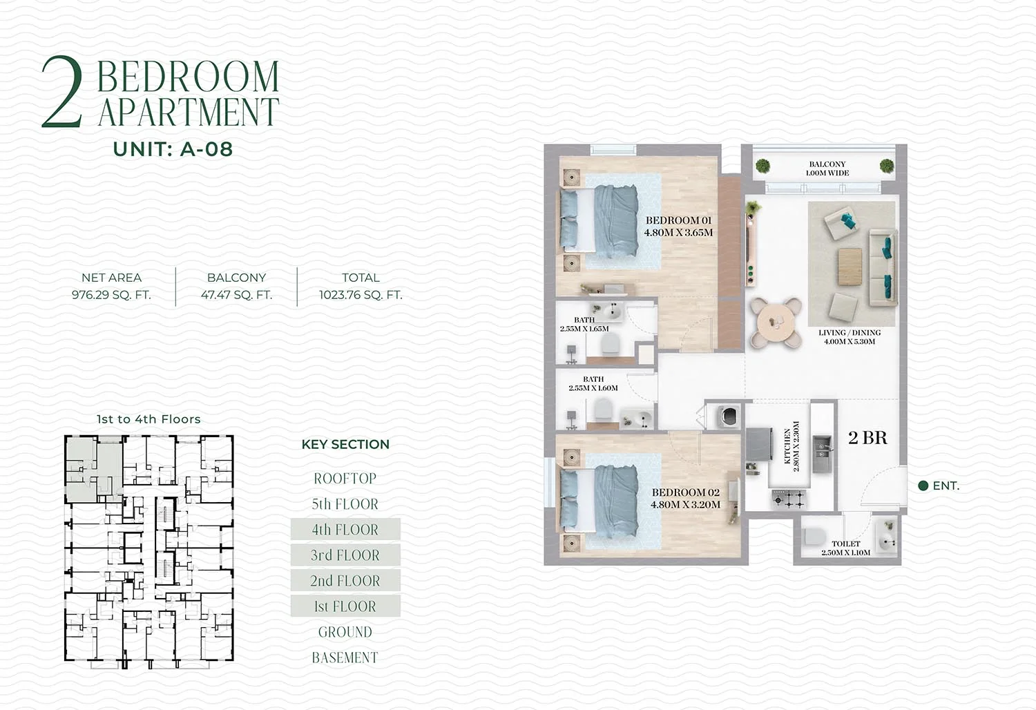 2 Bedroom